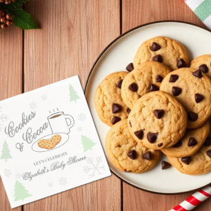 Cookies & Cocoa Baby Shower Napkins