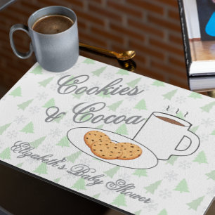 Cookies & Cocoa Baby Shower Placemat