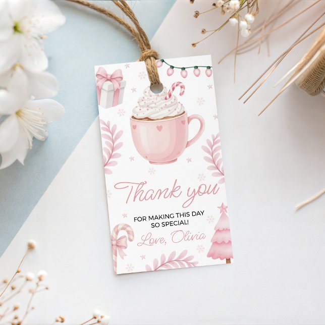 Cookies & Cocoa Birthday Favor Tag (Creator Uploaded)