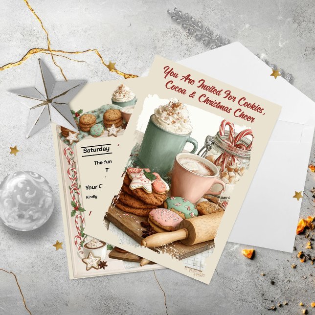 Cookies, Cocoa & Christmas Cheer Invitation (Creator Uploaded)