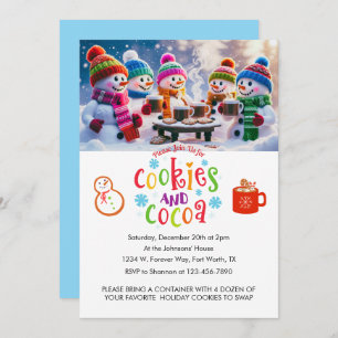 Cookies & Cocoa Cookie Exchange Personalized Invitation