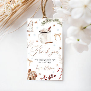 Cookies & Cocoa Favor Tags