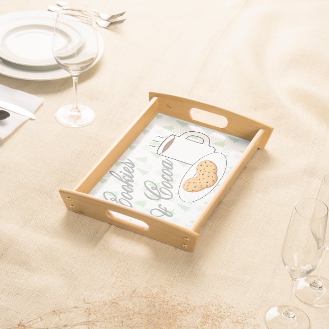 Cookies & Cocoa Serving Tray (Front)