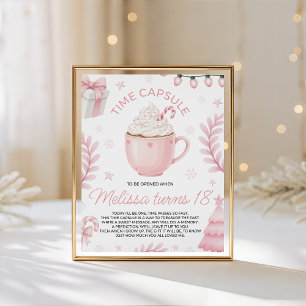 Cookies & Cocoa Time Capsule Sign
