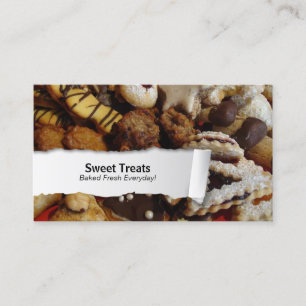 Cookies Customizable Food Closeup Business Card