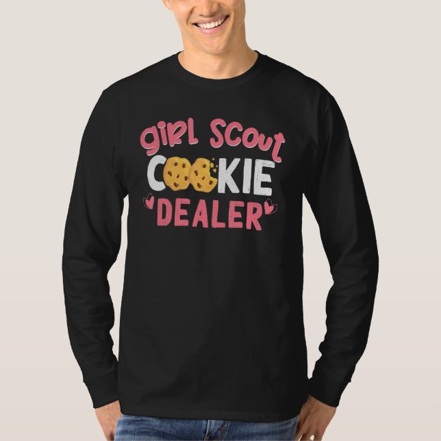 Cookies Dealer Scout For Girls Bakery Bakes Cookie T-Shirt (Front)
