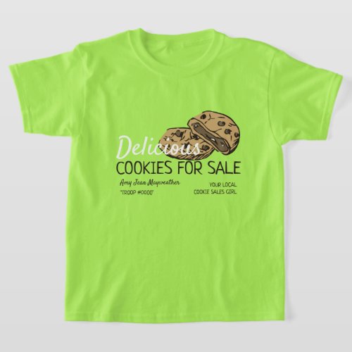Cookies Design Cookie Sales Fundraising T_Shirt
