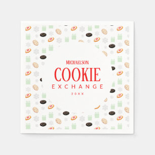 Cookies Exchange Party Napkins