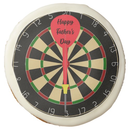 Cookies for Dad on Fathers Day Dart Board