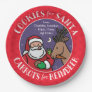 Cookies For Santa, Carrots Reindeer, Personalized Paper Plates