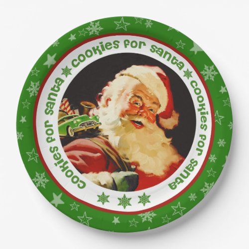 Cookies for Santa Christmas  Paper Plates