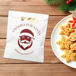 Cookies For Santa Favor Bag