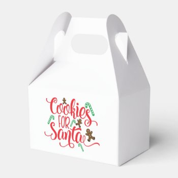Cookies For Santa Favor Boxes by totallypainted at Zazzle