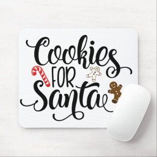 Cookies for Santa Fun Christmas Mouse Pad