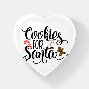 Cookies for Santa Fun Christmas Paperweight