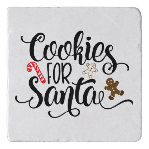 Cookies for Santa Fun Christmas Trivet
