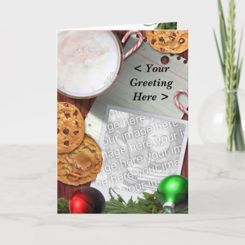 Cookies for Santa Holiday Card