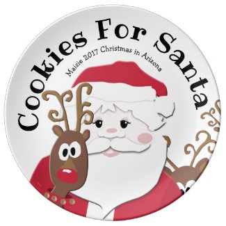 Cookies for Santa Large Plate