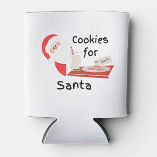 Cookies for Santa on a Christmas Can Cooler