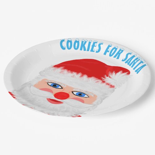 Cookies for Santa Paper Plates