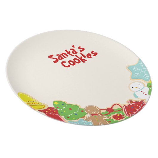 Cookies for Santa Plate (Right Side)