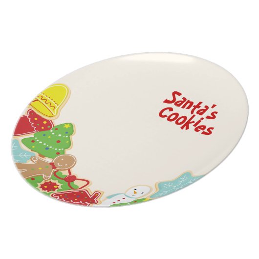 Cookies for Santa Plate (Left Side)