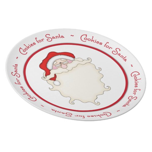 Cookies for Santa Plate (Right Side)