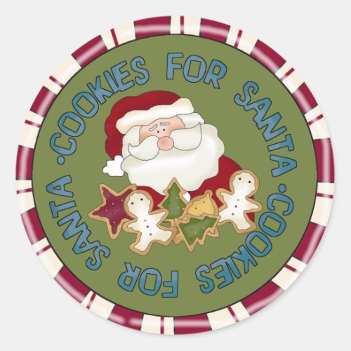 Cookies for Santa Sticker by SRF