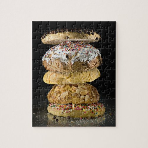 Cookies in a stack jigsaw puzzle