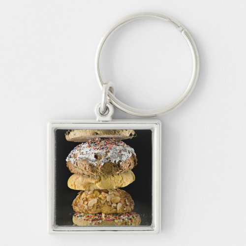 Cookies in a stack keychain