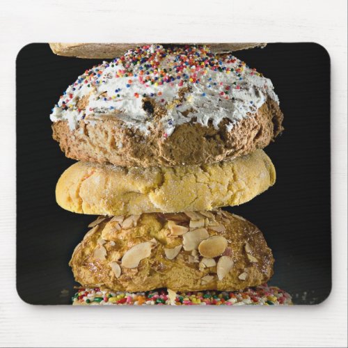 Cookies in a stack mouse pad
