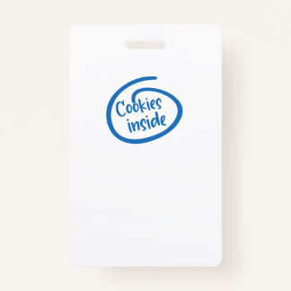 Cookies inside badge