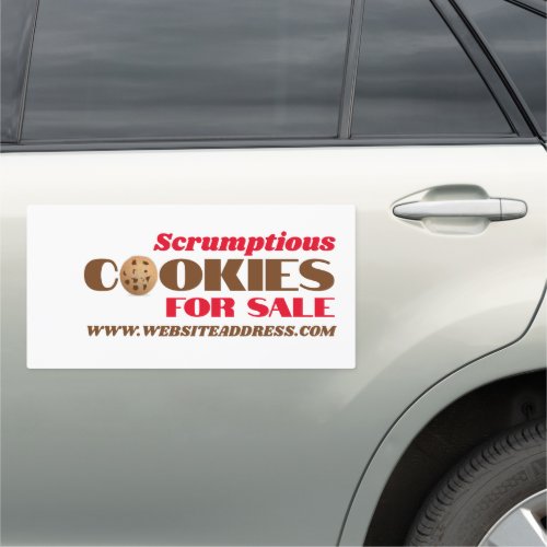 Cookies Logo Cookie Sales Fundraising Car Magnet