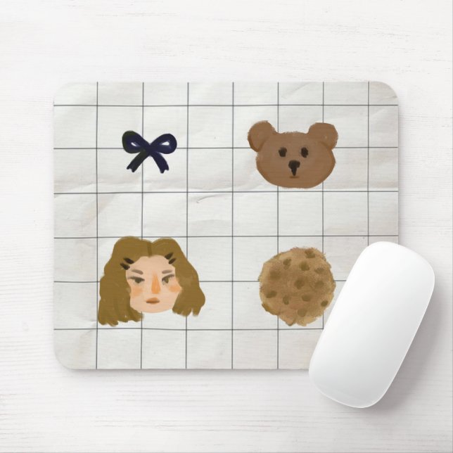 cookies lover mouse pad (With Mouse)