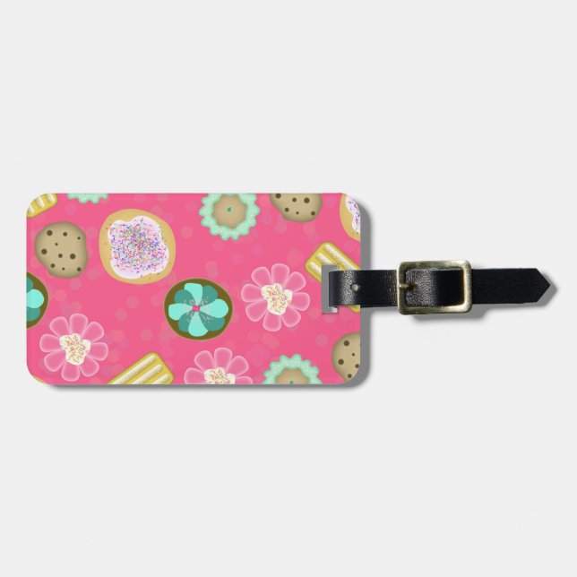 Cookies Luggage Tag (Front Horizontal)