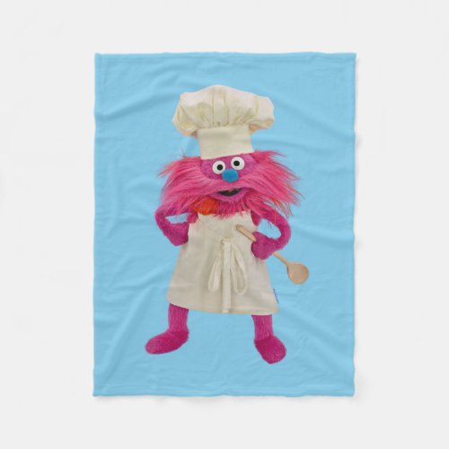 Cookies Monster Food Truck  Gonger Posing Fleece Blanket