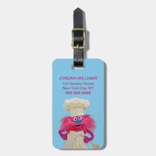 Cookie's Monster Food Truck   Gonger Posing Luggage Tag