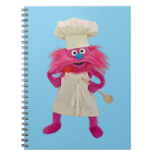 Cookie's Monster Food Truck Gonger Posing Notebook