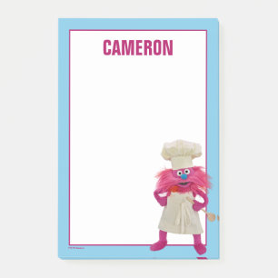 Cookie's Monster Food Truck Gonger Posing Post-it Notes