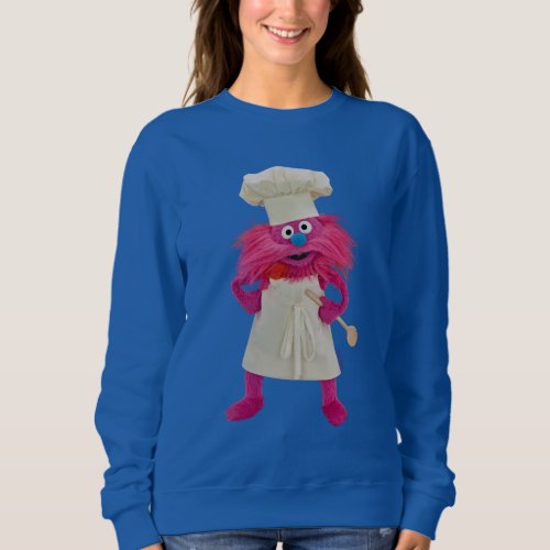 Cookies Monster Food Truck  Gonger Posing Sweatshirt