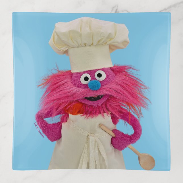 Cookie's Monster Food Truck | Gonger Posing Trinket Tray (Front)