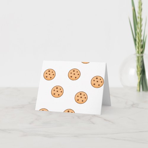 cookies on white card