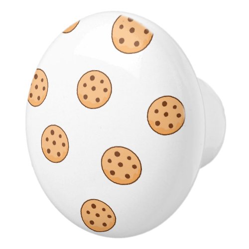 cookies on white ceramic knob