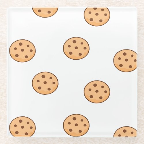 cookies on white glass coaster