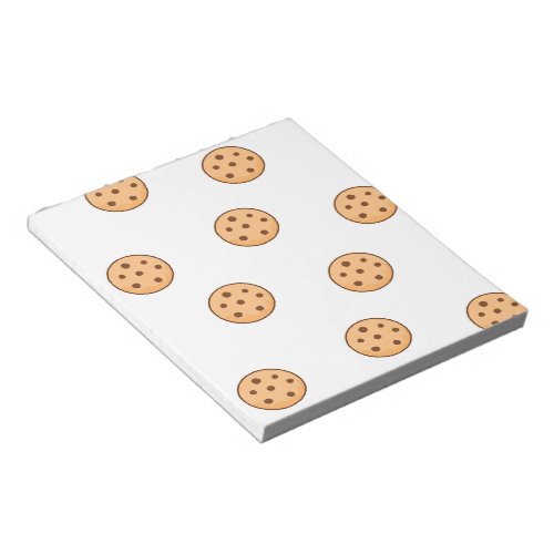 cookies on white notepad