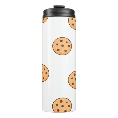 cookies on white thermal tumbler