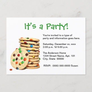 Cookies Party Invitation