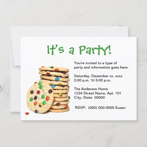Cookies Party Invitation