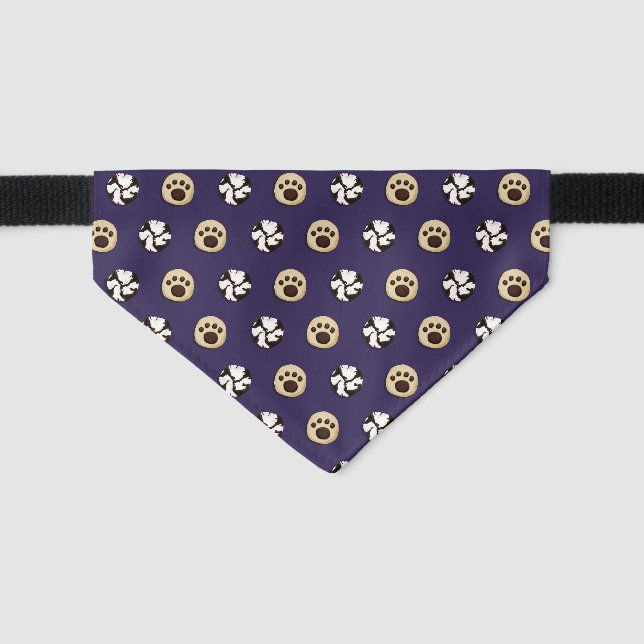 Cookies Pet Bandana Collar (Front)