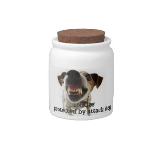 cookies protected by attack dog candy jar